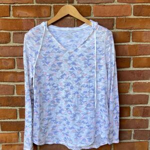 Exertek Geometric Pullover Top- Hoodie -